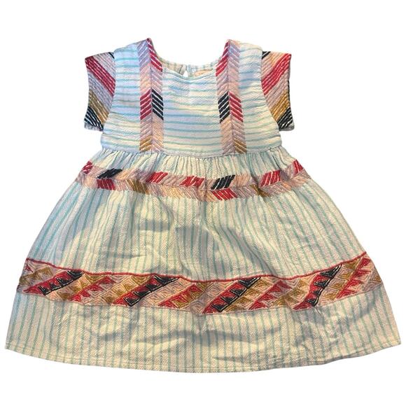 Pink Chicken Girls Penelope Pink Boho Peasant Dress Sz 4Y 4T - Picture 1 of 4